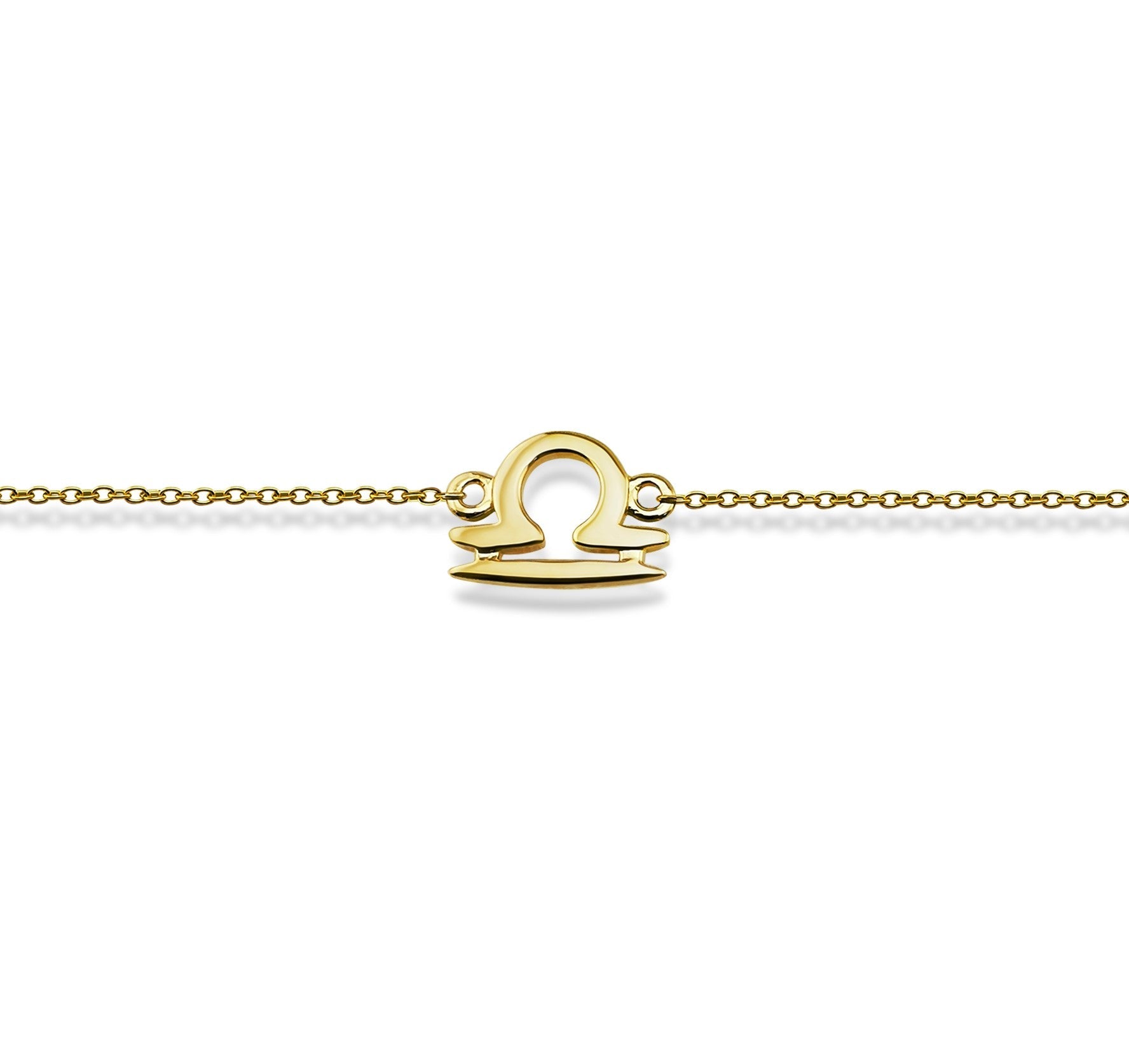 Weegschaal Armband (gold-plated)