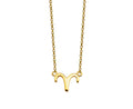 Ram Ketting Goudkleur Zodiac ZN004G-0