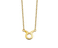 Stier Ketting Goldplated Zodiac ZN005G-0