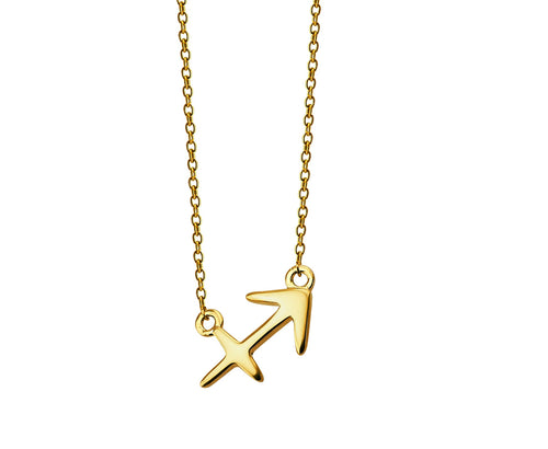 Boogschutter Ketting Goudkleur Zodiac ZN012G Jwls4u-0